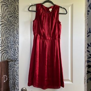 Loft - Red Cocktail Dress - Size 0